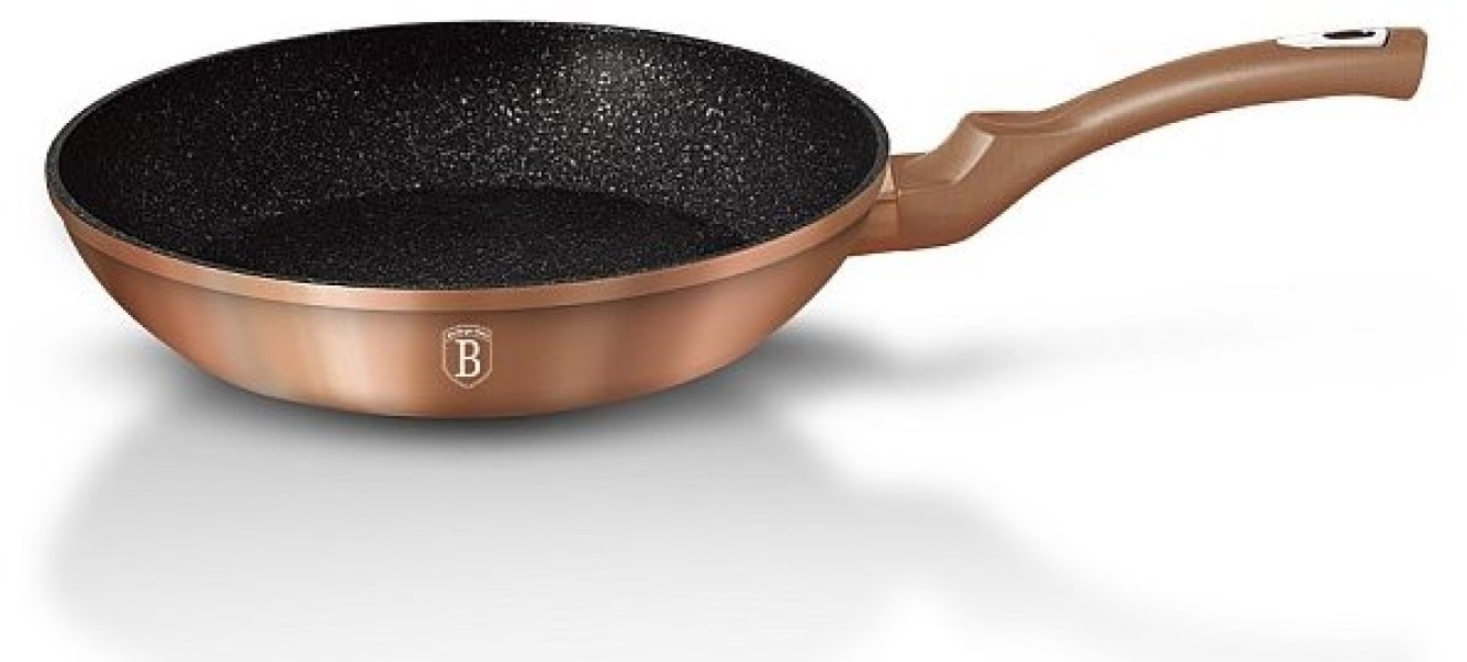 BerlingerHaus Panvica s mramorovým povrchom Rosegold Metallic Line 24 cm