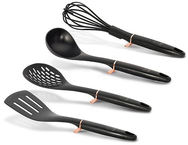 BerlingerHaus Kuchynské náčinie Black Rose Collection sada 4 ks BH-6208