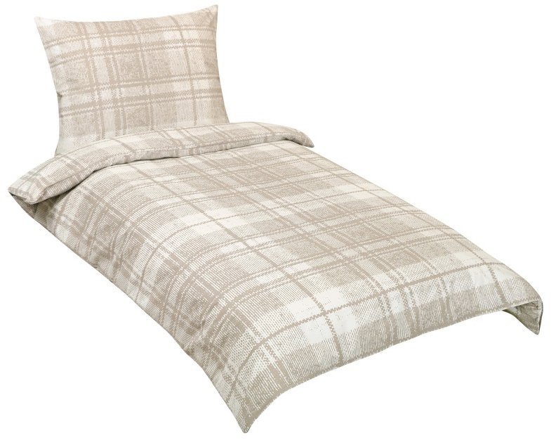 BELLATEX Obliečky bavlna 90/311 dlaždice béžové 140 × 200, 70 × 90