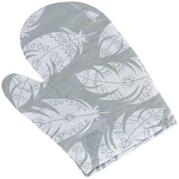 Bellatex Chňapka Adela 28 × 18 cm 66/237 sivé pierka