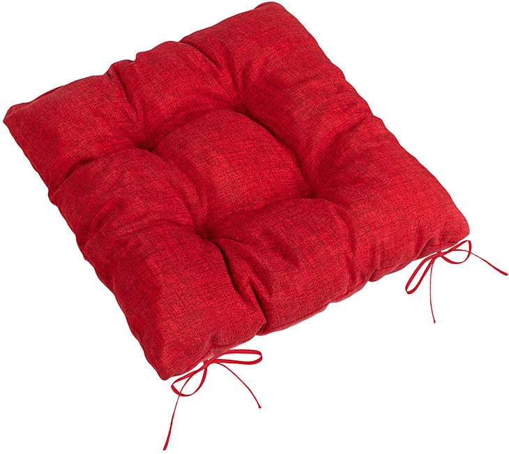 BELLATEX Sedák LADA 41/014 prešívaný 40 × 40 cm červený Uni