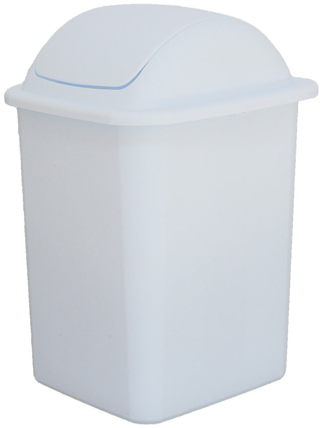 Belli E Forti Výklopný odpadkový kôš FLIP, biely, plast, 18 l