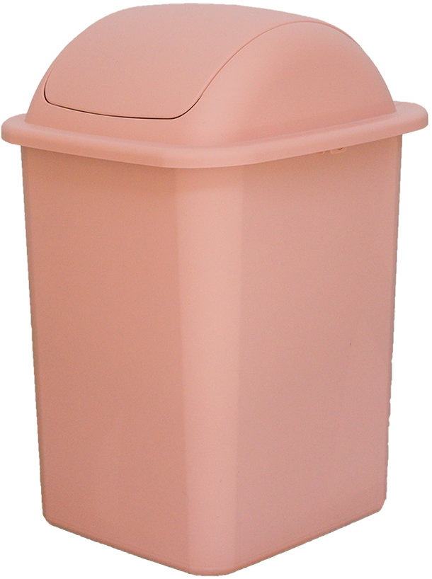 Belli E Forti Výklopný odpadkový kôš FLIP, koralový, plast, 18 l