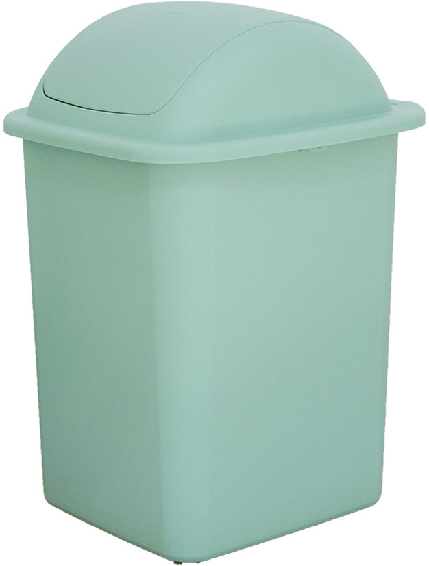 Belli E Forti Výklopný odpadkový kôš FLIP, zelený, plast, 18 l