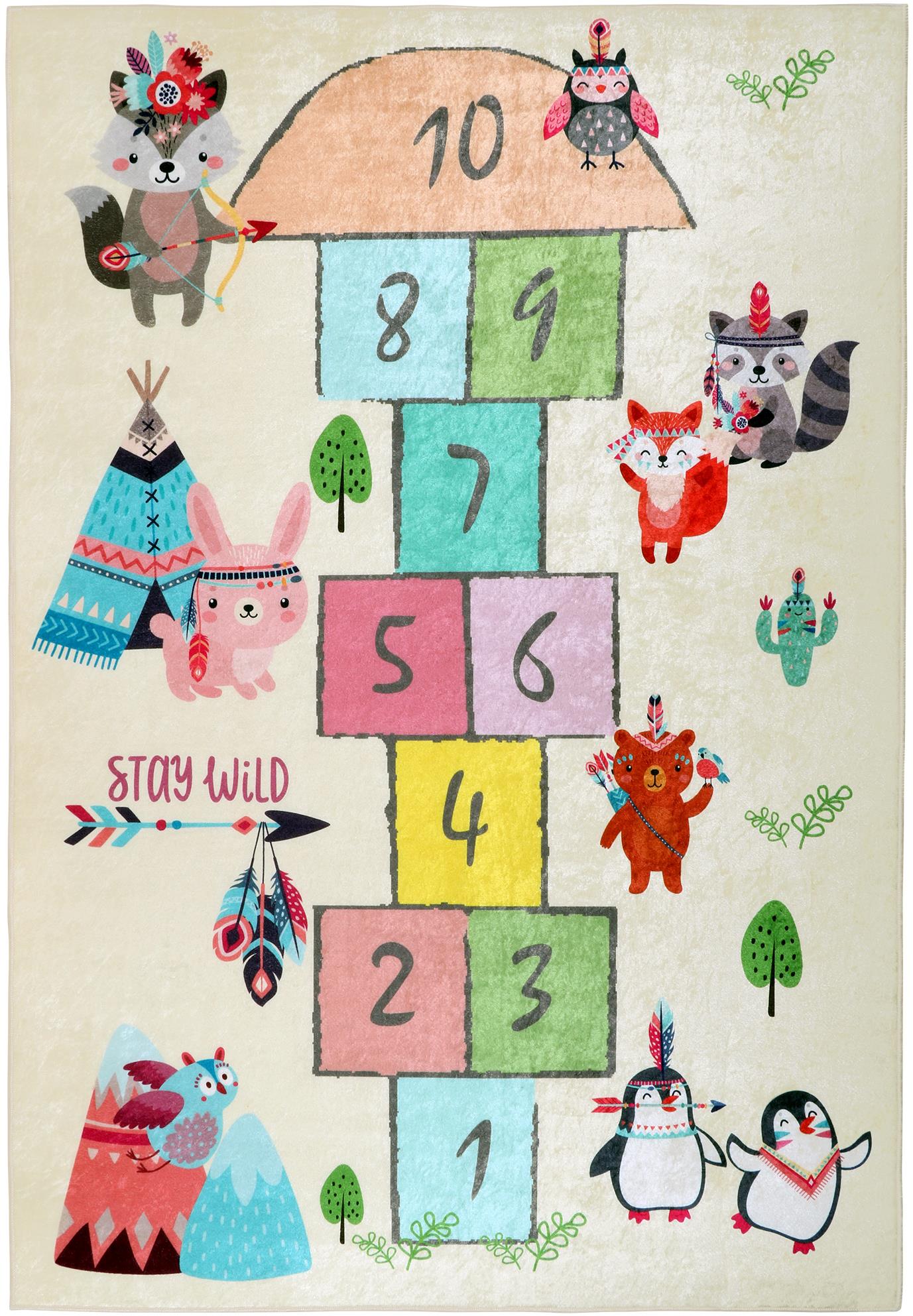 Bellatex Koberec fototlač 100 × 150 cm 3040/210 indiánska hra