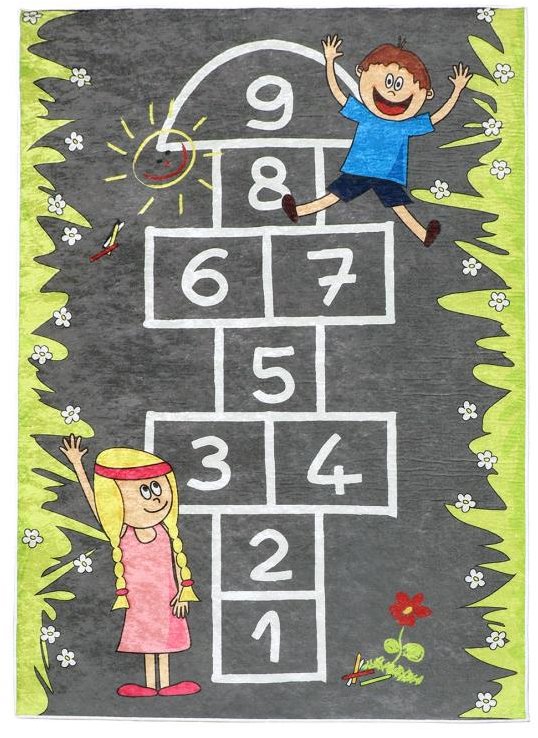 BELLATEX A 3040/203 Koberec fototlač 100 × 150 cm, skákací panák