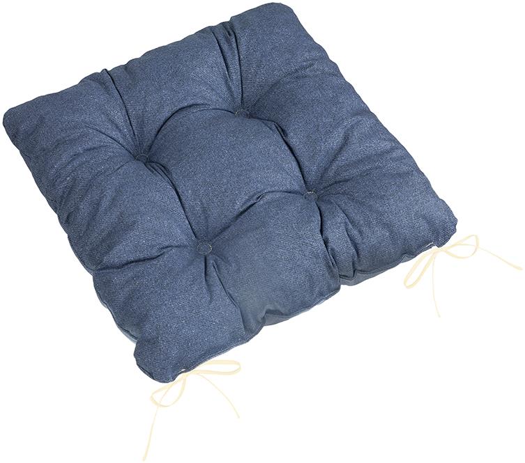 BELLATEX Sedák Adela 41/226 prešívaný 40 × 40 cm, denim