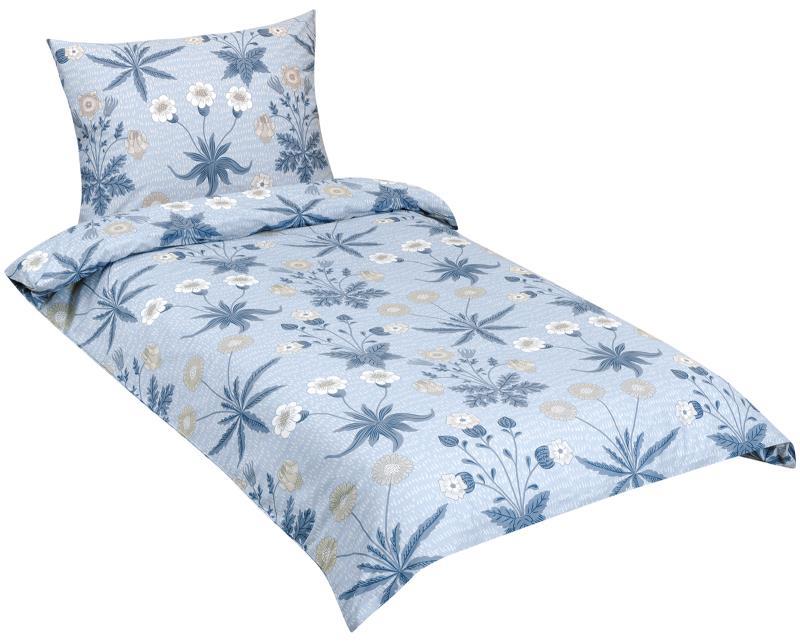 BELLATEX Obliečky bavlna 90/583 lúka modrá 140 × 200, 70 × 90