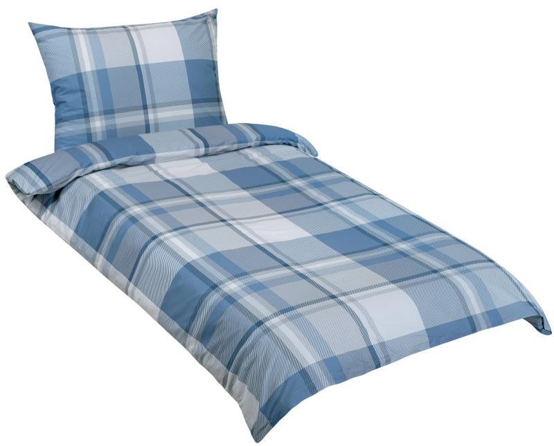 BELLATEX Obliečky bavlna 90 / 545 kocka modrá 140 × 200, 70 × 90