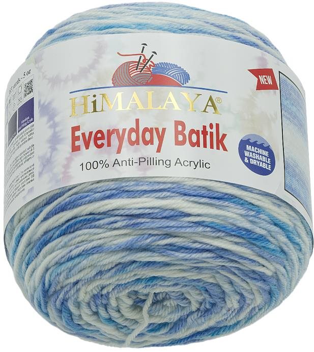 BELLATEX sro Priadza Everyday Batik 140 g - 74206 modrá, biela