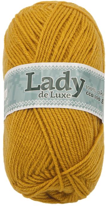 Bellatex Priadza Lady NGM de luxe 100 g – 1115 horčicová