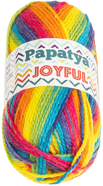 BELLATEX Joyful 100 g - 16 oranžová, modrá, žlutá, růžová