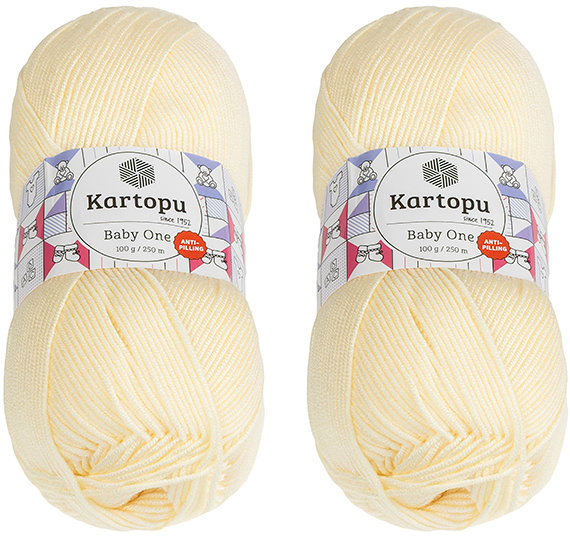 BELLATEX Baby One 100 g set 2 ks - 025 vanilková