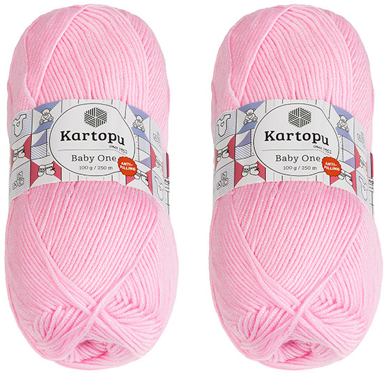 BELLATEX Baby One 100 g set 2 ks - 782 růžová