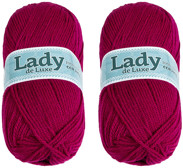 BELLATEX Lady NGM de luxe 100 g set 2 ks - 1103 fuchsiová