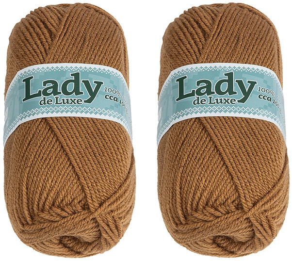 BELLATEX Lady NGM de luxe 100 g set 2 ks - 946 hnědá