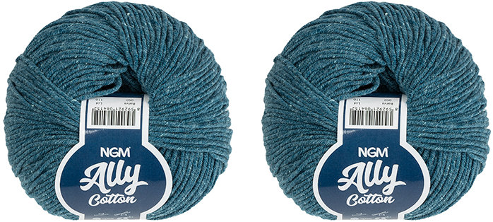 BELLATEX Ally cotton 50 g set 2 ks - 050 petrolejová
