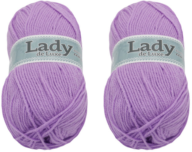 BELLATEX Lady NGM de luxe 100 g set 2 ks - 956 sv. fialová