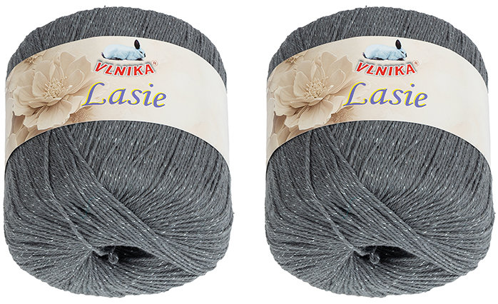 BELLATEX Lasie 50 g set 2 ks - 123 tmavě šedá