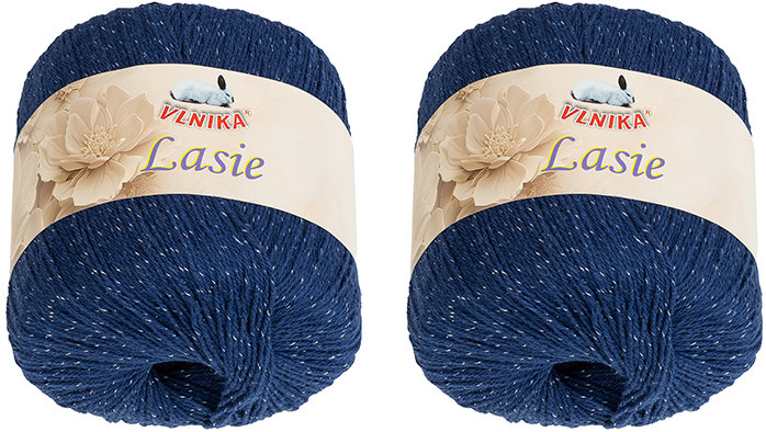 BELLATEX Lasie 50 g set 2 ks - 130 tmavě modrá