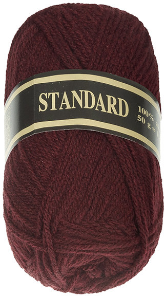 BELLATEX Priadza Standard 50 g - 890 červenohnedá