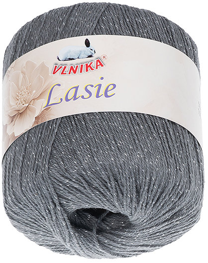 BELLATEX Priadza Lasia 50 g - 123 tmavo šedá