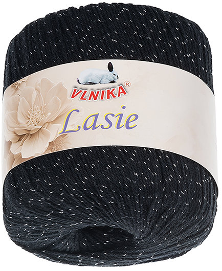 BELLATEX Priadza Lasia 50 g - 124 čierna