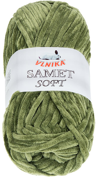 BELLATEX Priadza Samet Soft 100 g - 224 machovo zelená