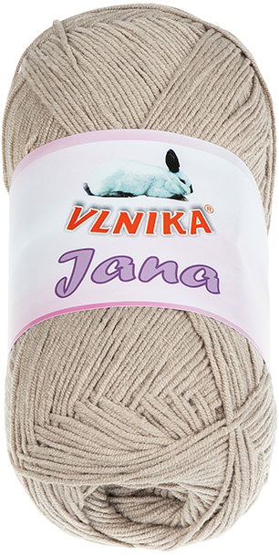 BELLATEX Priadza Jana 100 g - 46 tmavo béžová