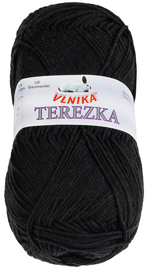 BELLATEX Priadza Terezka 50 g - 123 čierna