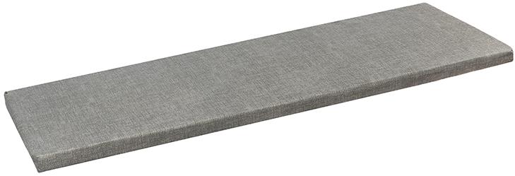BELLATEX Vankúš na sedenie na lavicu 34/016 hladký na zips 40 × 140 Uni hnedosivá