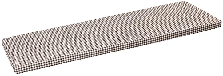 BELLATEX Poduška na lavicu 34/608 hladká na zips 40 × 150 kocka hnedá