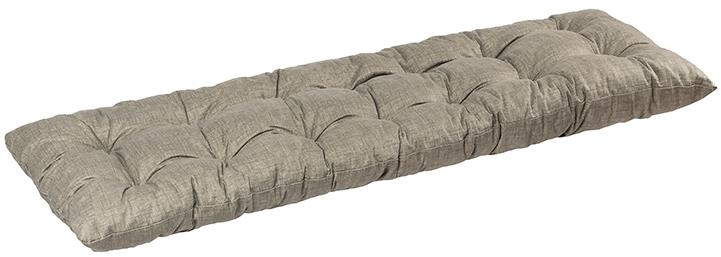 BELLATEX Sedák na lavicu 41/016 prešívaný 40 × 120 Uni hnedo-sivý