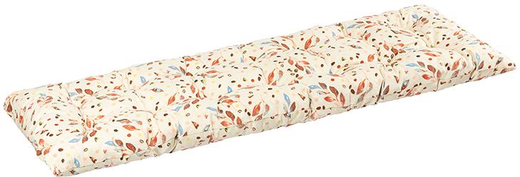 BELLATEX Podsedák na lavicu 41/607 prešívaný 40 × 120 farebné lístočky