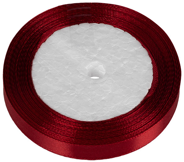 BELLATEX saténová 12 mm/22,5 m bordó