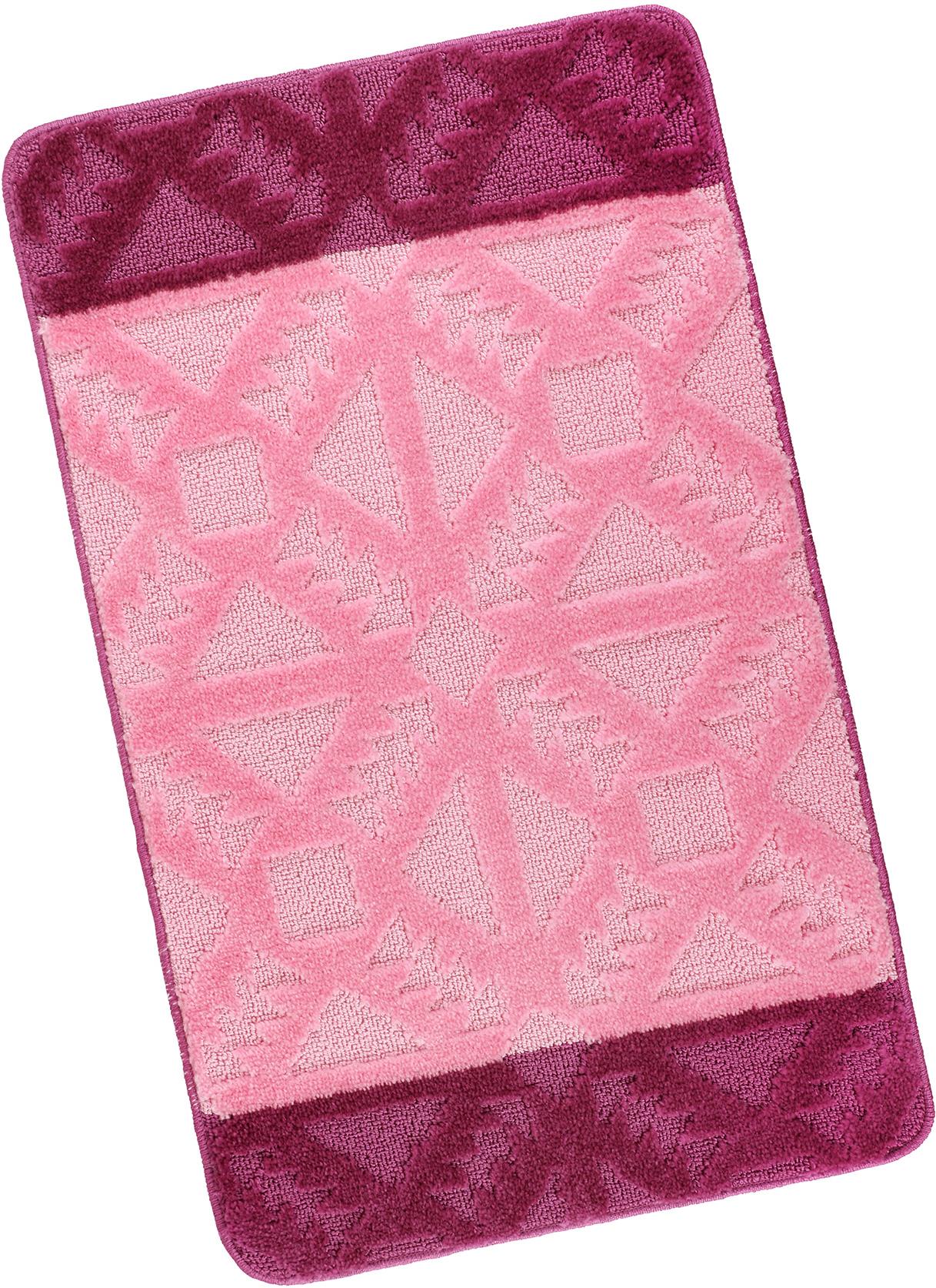 Bellatex Bany vzor 60 × 100 cm 810/001 geometria ružová
