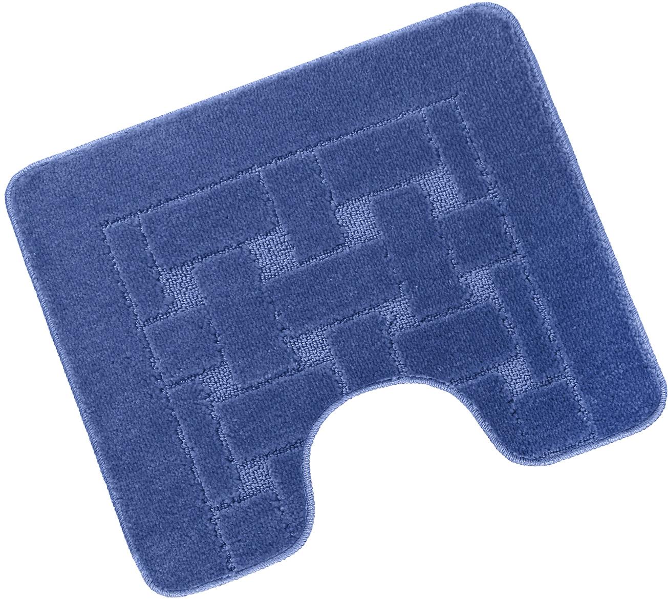 Bellatex Bany Uni 60 × 50 cm 810/009 obdĺžniky modrá