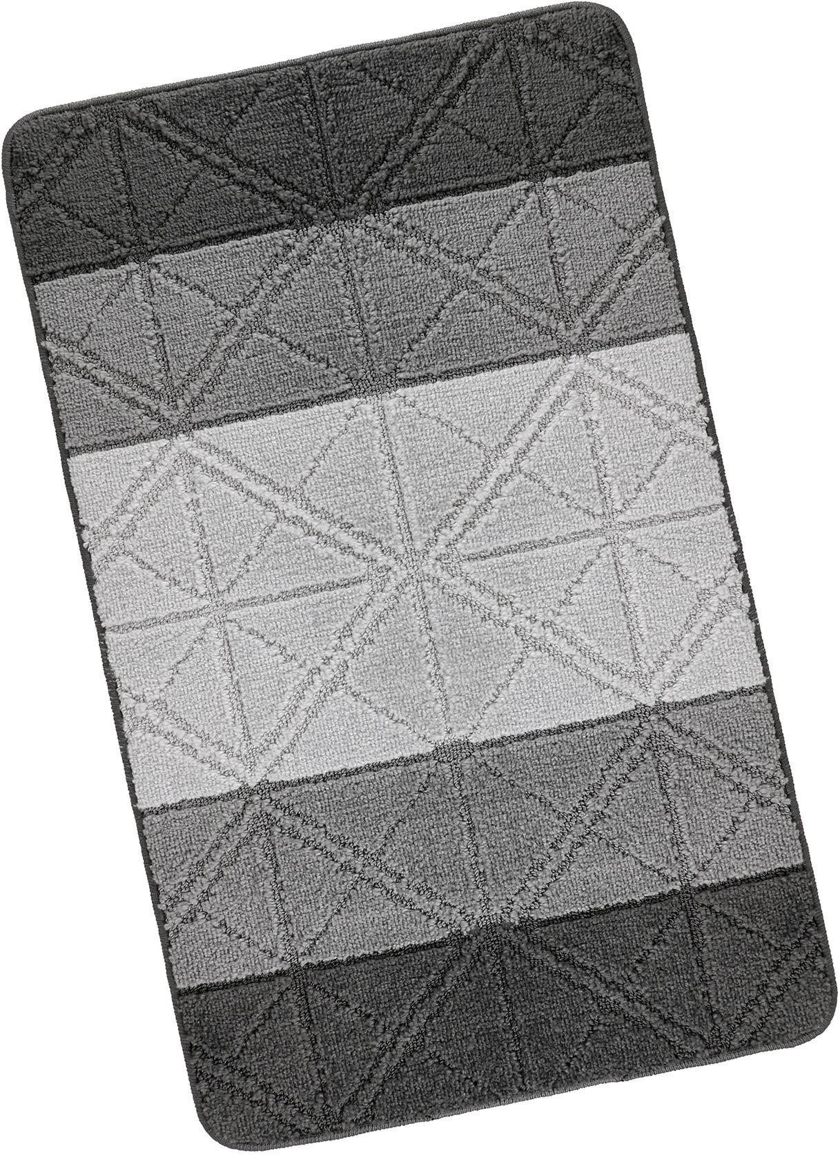 Bellatex Bany vzor 60 × 100 cm 810/006 trojuholníky sivá