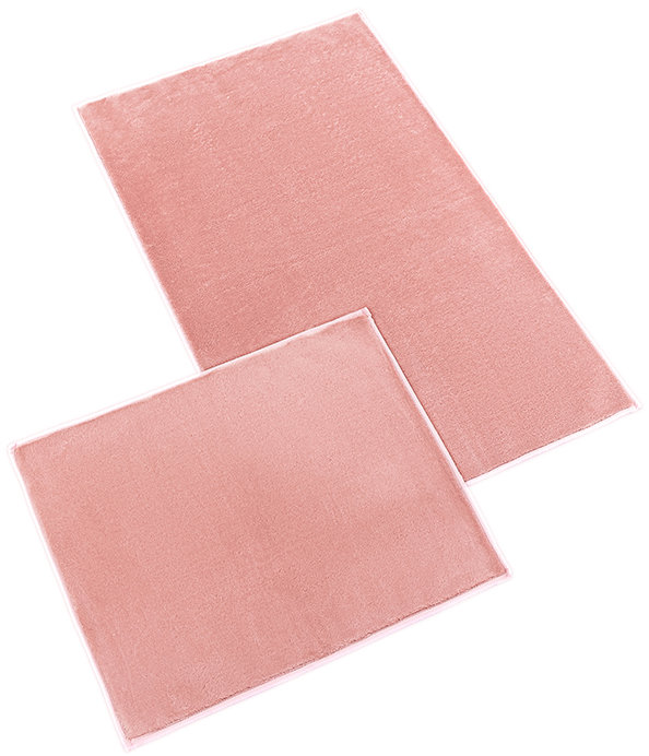 Bellatex Kúpeľňová sada Bany Gold 60 × 100 cm + 60 × 50 cm 730/002 ružová