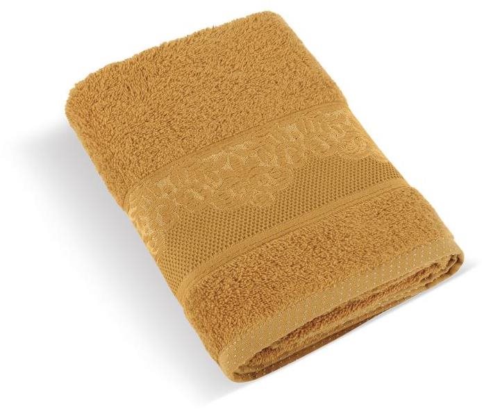 Bellatex s.r.o. Froté uterák Orchidea 500 g 76/009 horčicový 50 × 100 cm