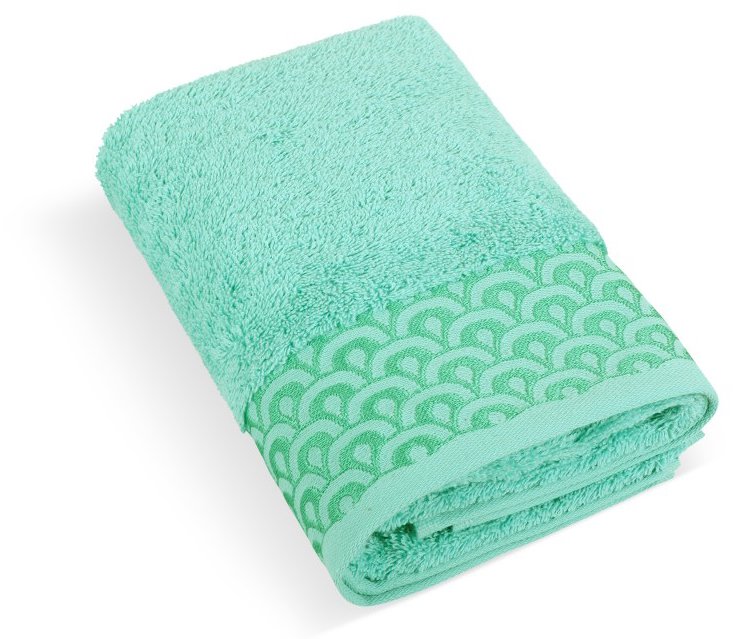 BELLATEX Froté uterák Čipka 500 g K/327 tyrkysový 50 × 100 cm