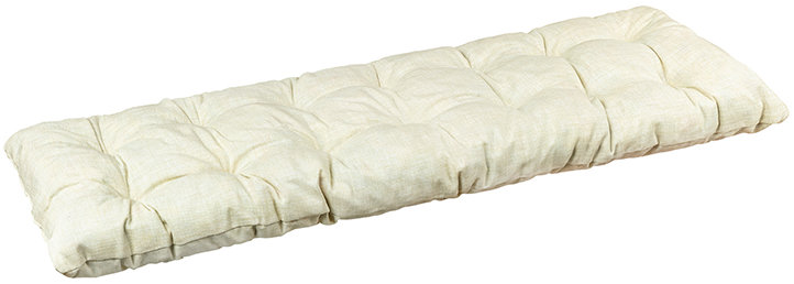 Bellatex Poduška na lavicu 41/003 prešívaná 40 × 120 cm Uni, smotanová