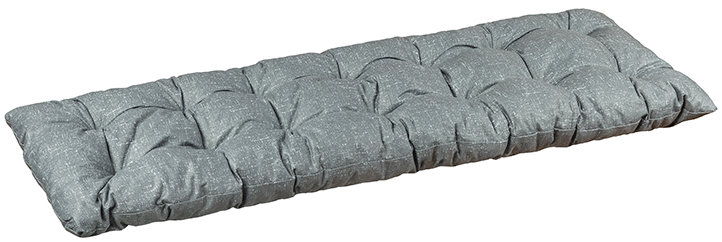 Bellatex Poduška na lavicu 41/043 prešívaná 40 × 140 cm Uni, sivá-biela