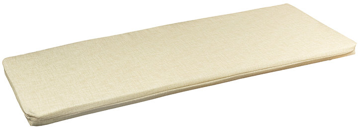Bellatex Poduška na lavicu 34/003 hladká na zips 40 × 120 cm Uni, smotanová