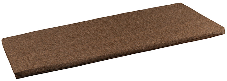 Bellatex Poduška na lavicu 34/018 hladká na zips 40 × 120 cm Uni, hnedá