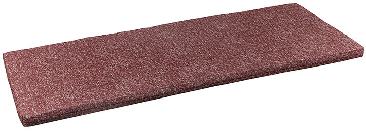 Bellatex Poduška na lavicu 34/032 hladká na zips 40 × 120 cm Uni, vínová