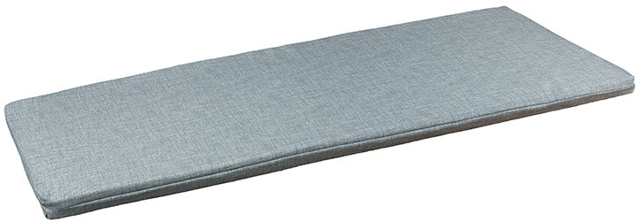 Bellatex Poduška na lavicu 34/041 hladká na zips 40 × 120 cm Uni, svetlosivá