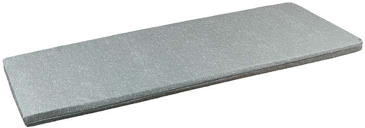 Bellatex Poduška na lavicu 34/043 hladká na zips 40 × 140 cm Uni, sivá-biela