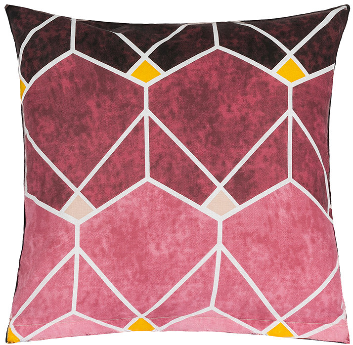 Bellatex Obliečka 90/428A 40 × 40 cm plást čierna, ružová