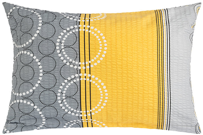 Bellatex Obliečka 80/417 50 × 70 cm krúžky sivé